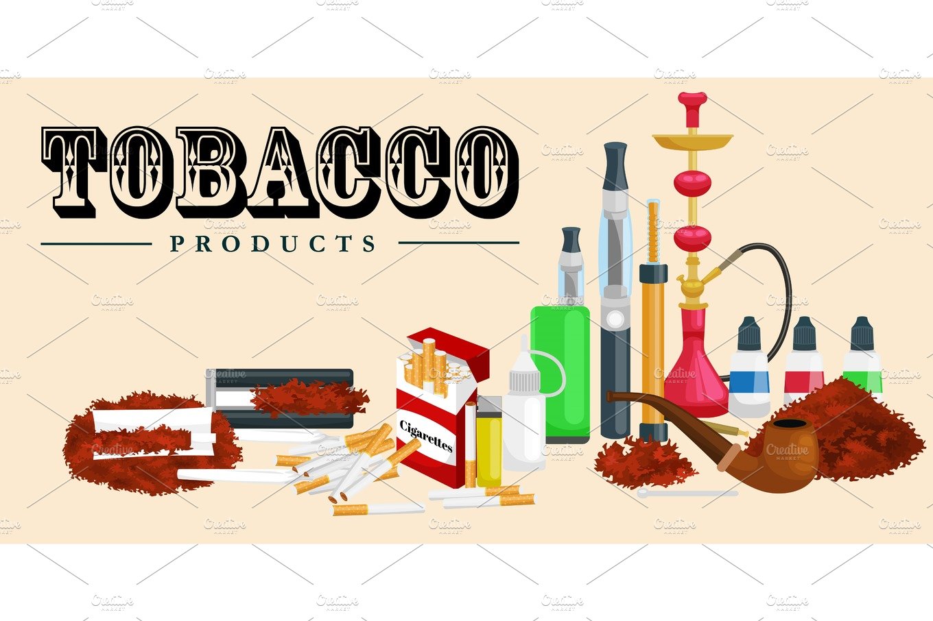smoking clipart tobacco product