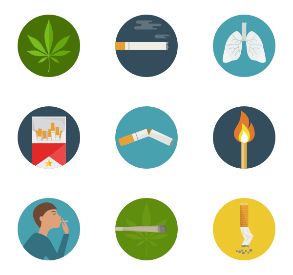 Smoking clipart unhealthy man. Icons free vector