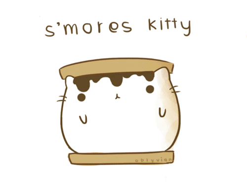 Smores clipart cat. S mores kitty in