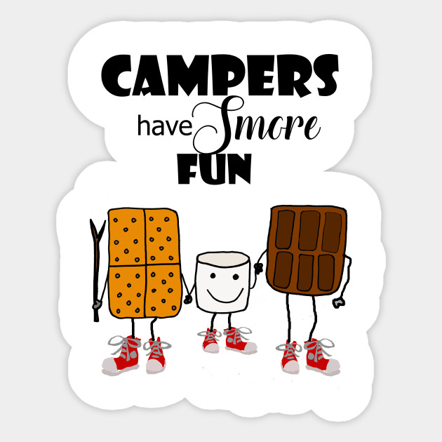 Smores clipart outdoor fun. Funny campers have smore