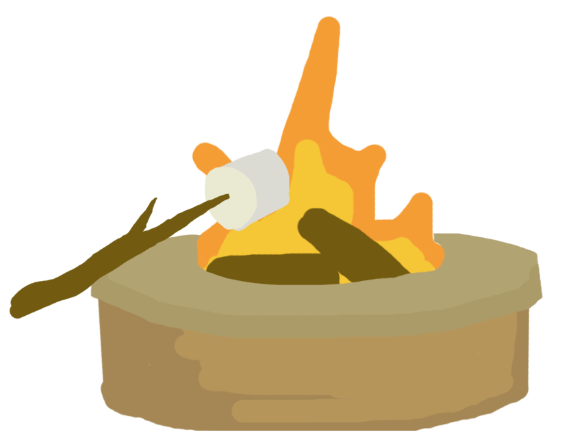 smores clipart toasted marshmallow