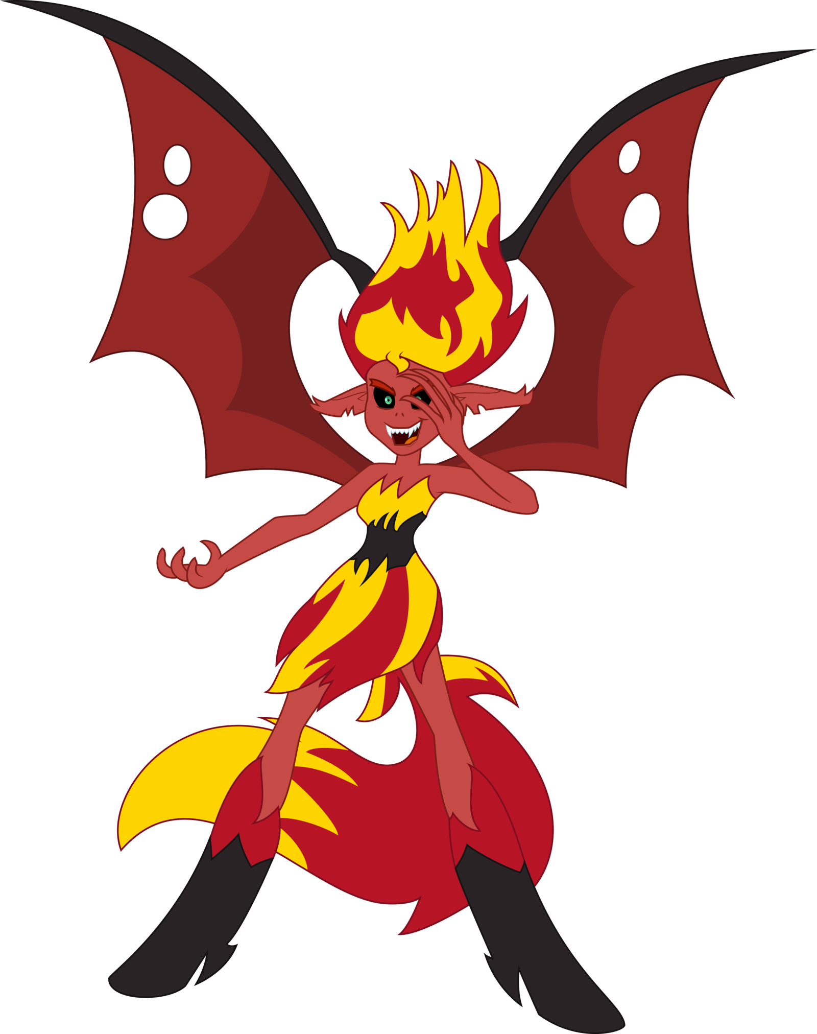 Sunset satan by luckysmores. Smores clipart vector