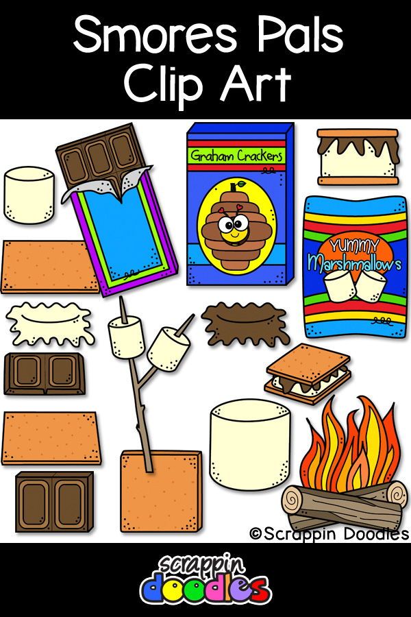 Pals scrappin doodles clip. Smores clipart yummy