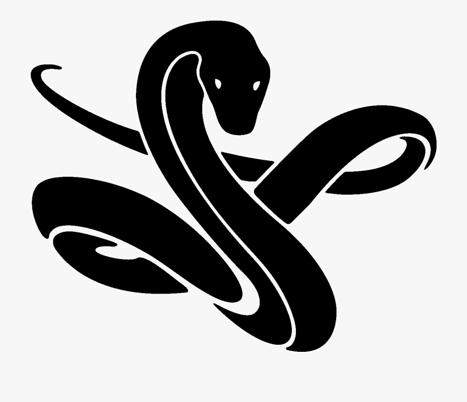 Black and white png. Snake clipart silhouette