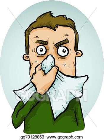 sneeze clipart man sneezing