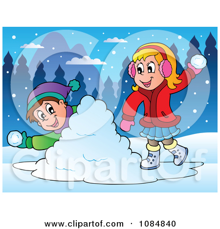  fight clipartlook. Snowball clipart snow slide