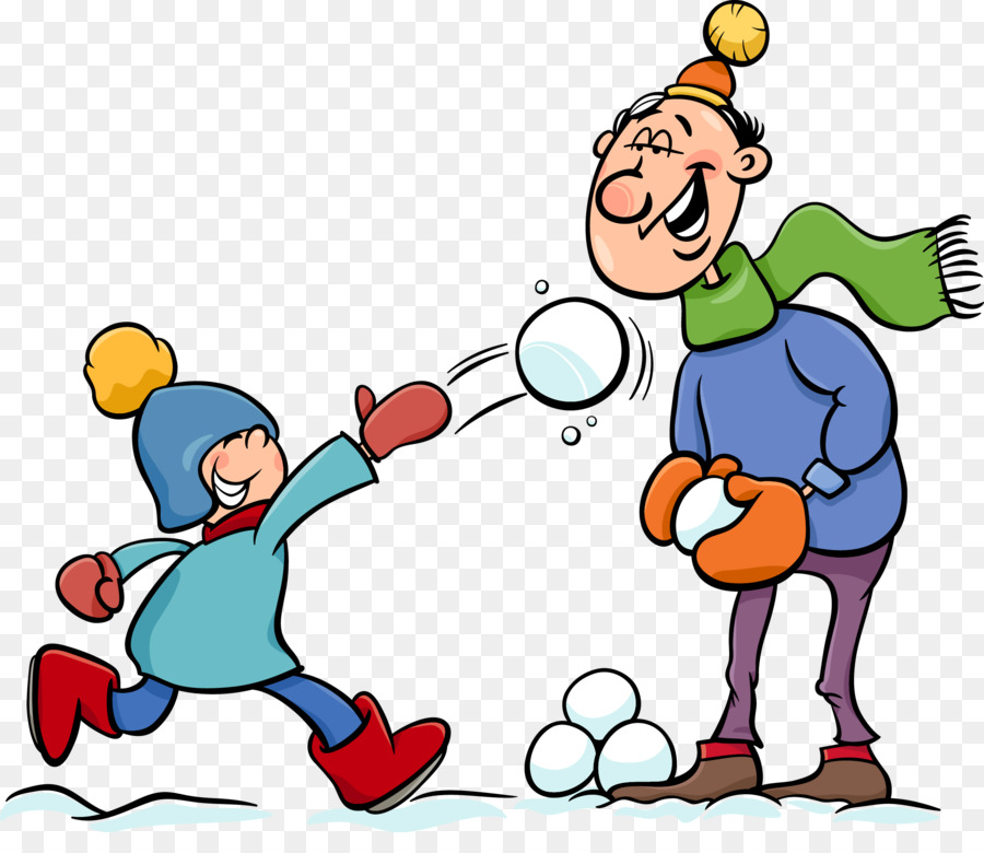 snowball clipart snowball fight