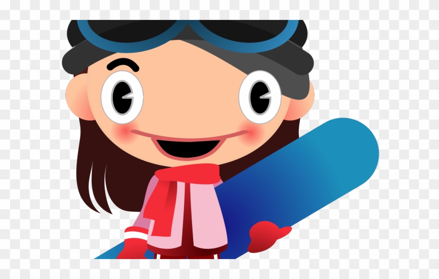 snowboarding clipart activity