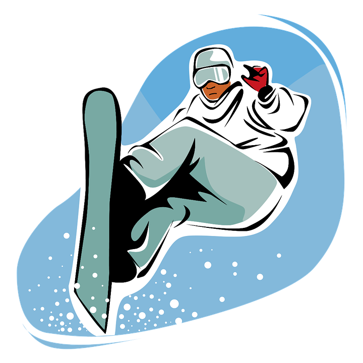 Snowboarding clipart animated winter holiday. Snowboarders free download best