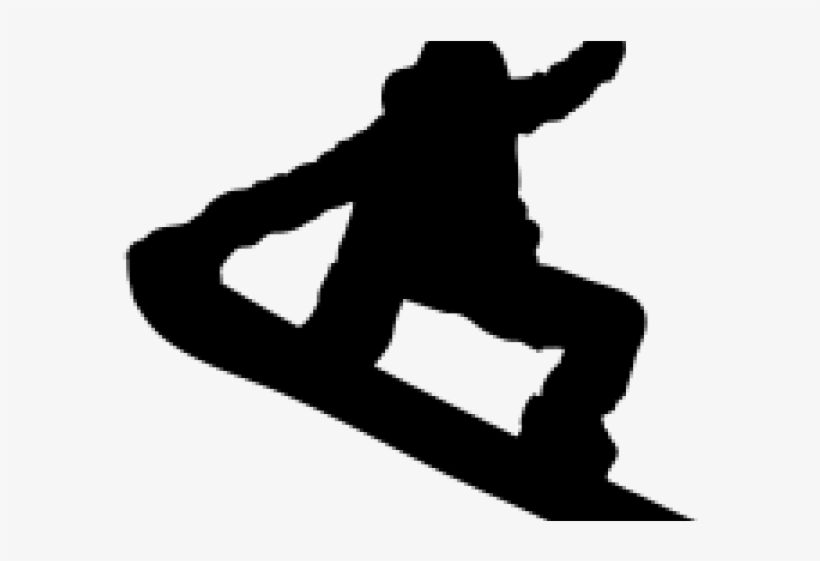Snowboarding clipart snowboarder silhouette. Snowboard 