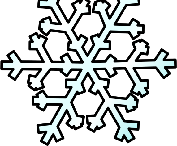 snowflake clipart cartoon