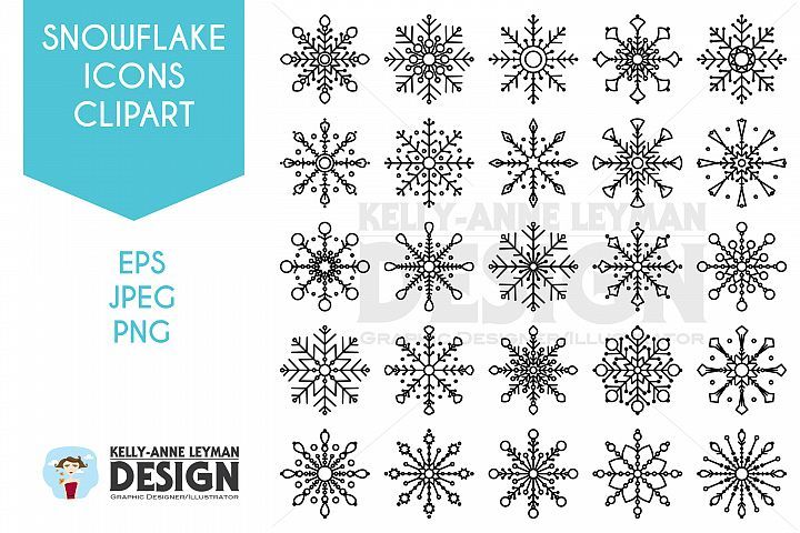 snowflake clipart craft