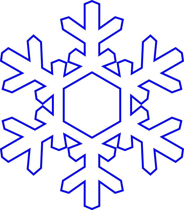snowflake clipart ornament