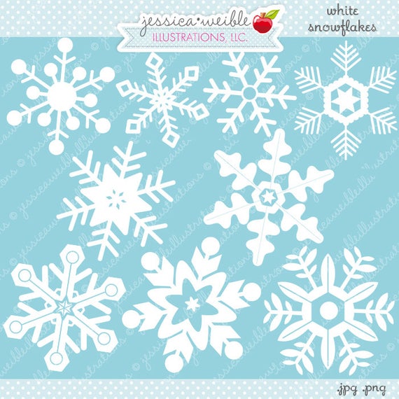 snowflake clipart party