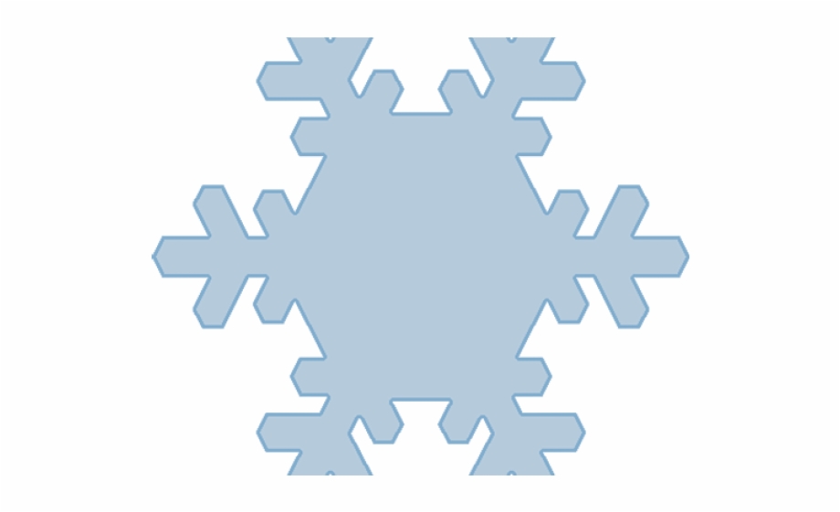 snowflake clipart shape
