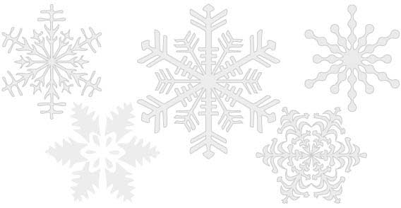 Snowflake clipart white christmas. Free banner cliparts download