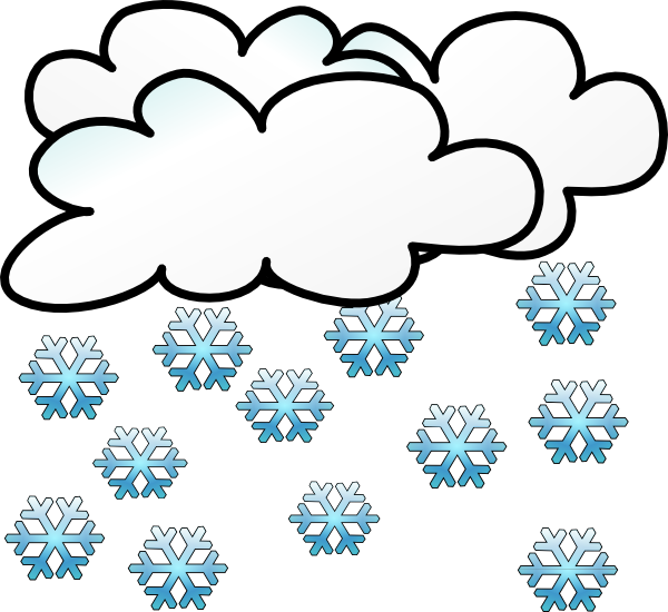 snowing clipart