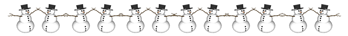 snowman clipart borders