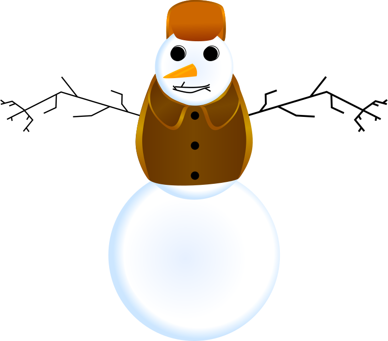 snowman clipart clothes
