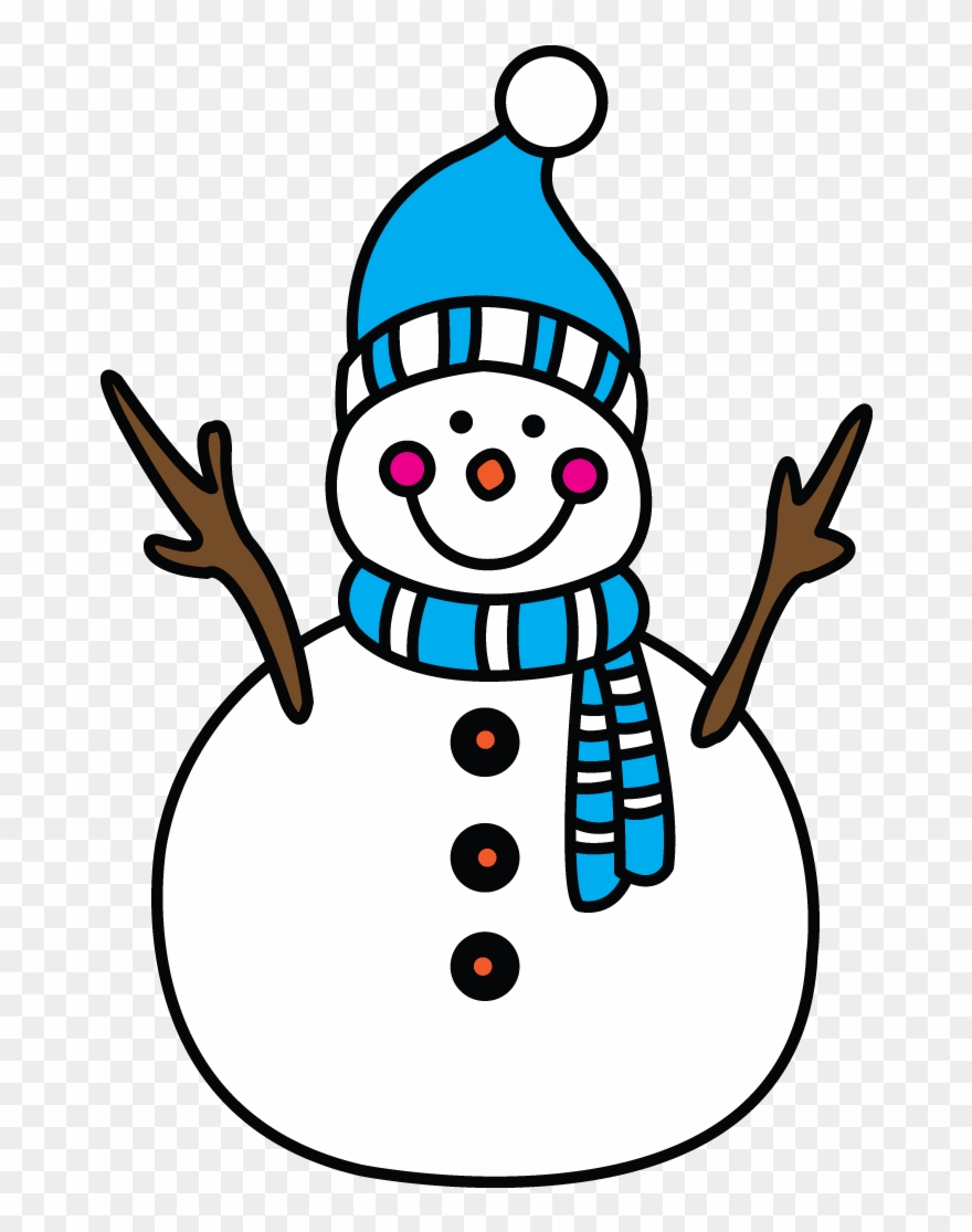 snowman clipart drawing