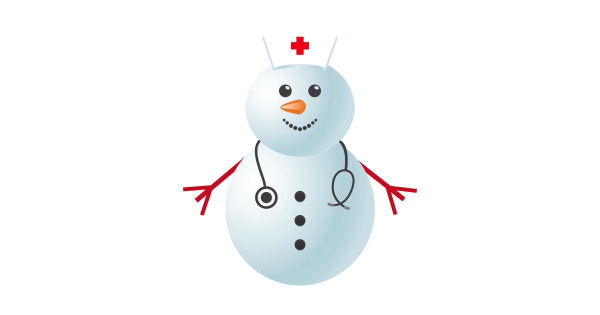 Christmas by skylane . Snowman clipart nurse
