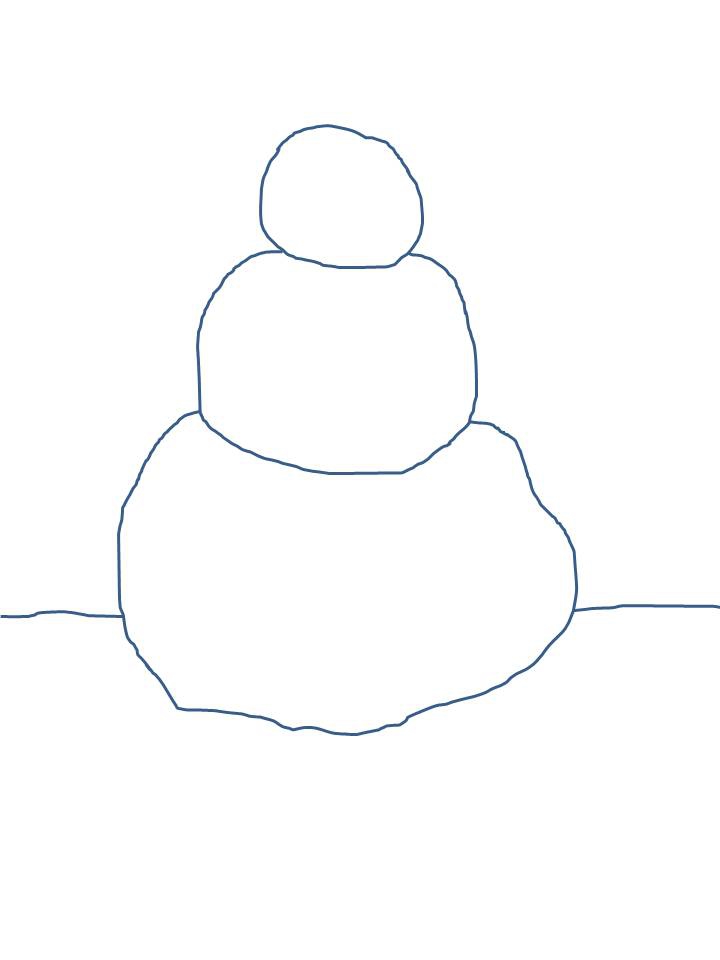 snowman clipart plain