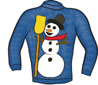 snowman clipart sweater
