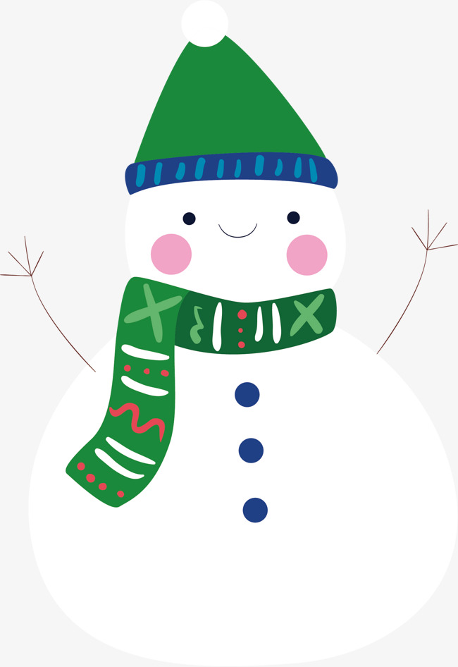 Snowman clipart vector. Png and 