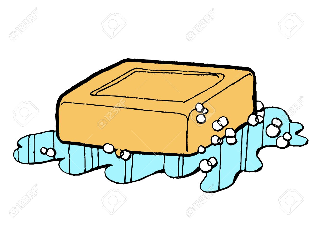 Of clipground cartoon pillow. Soap clipart piece