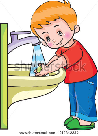 soap clipart washing area
