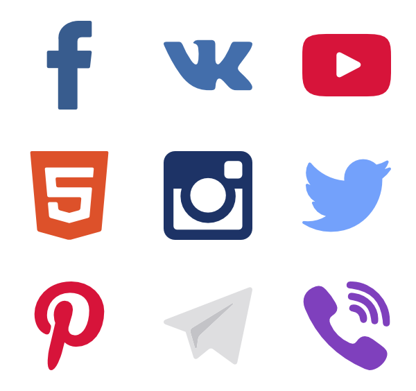 Social media icon png. Logos free icons svg