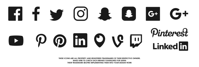 Free svg pack for. Social media icons vector png