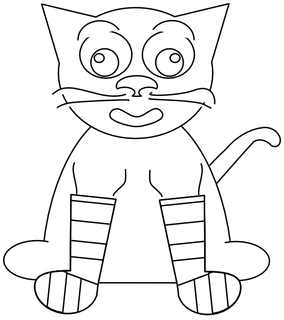 Clipartist net clip art. Sock clipart coloring book
