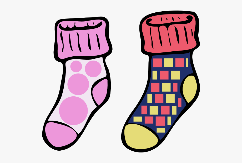 sock clipart different sock