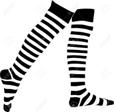 Sock clipart knee sock. Image result for hanging