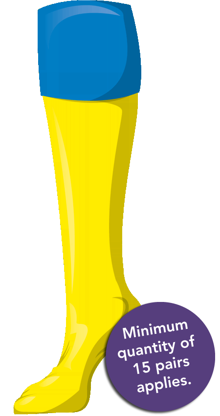 Sock clipart match sock. Custom hooped football socks