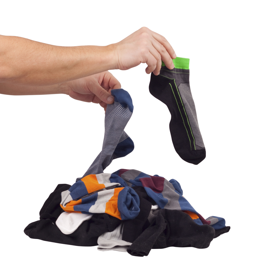 sock clipart pile
