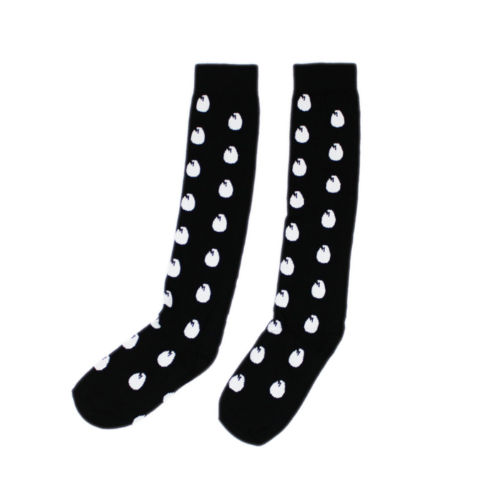 sock clipart polka dot sock