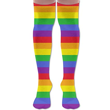 sock clipart rainbow