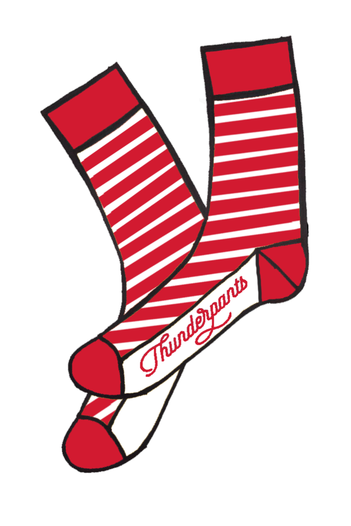 sock clipart stripe