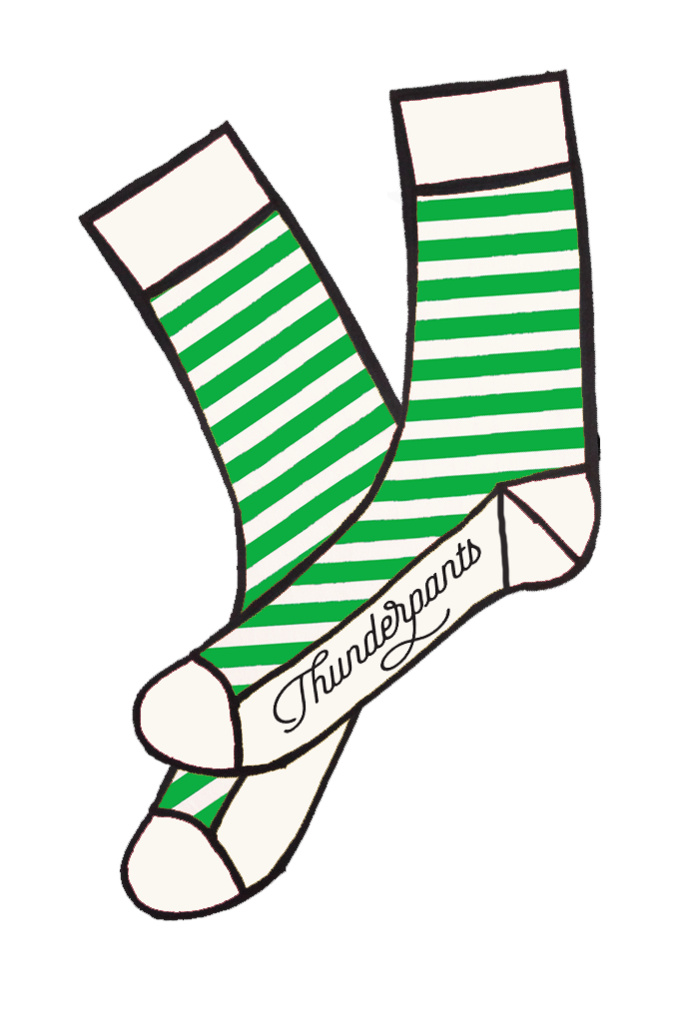 sock clipart stripe