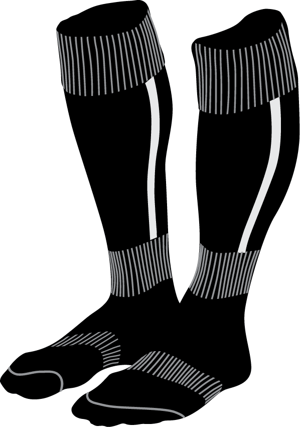 sock clipart stripe