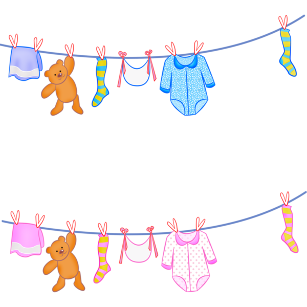 sock clipart washing line