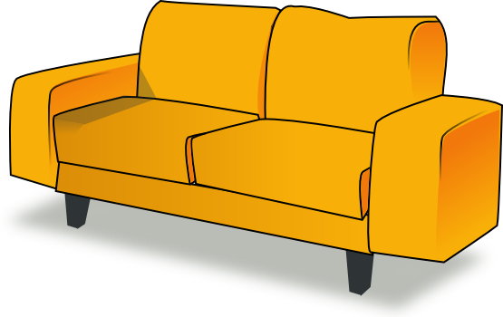 couch clipart single man