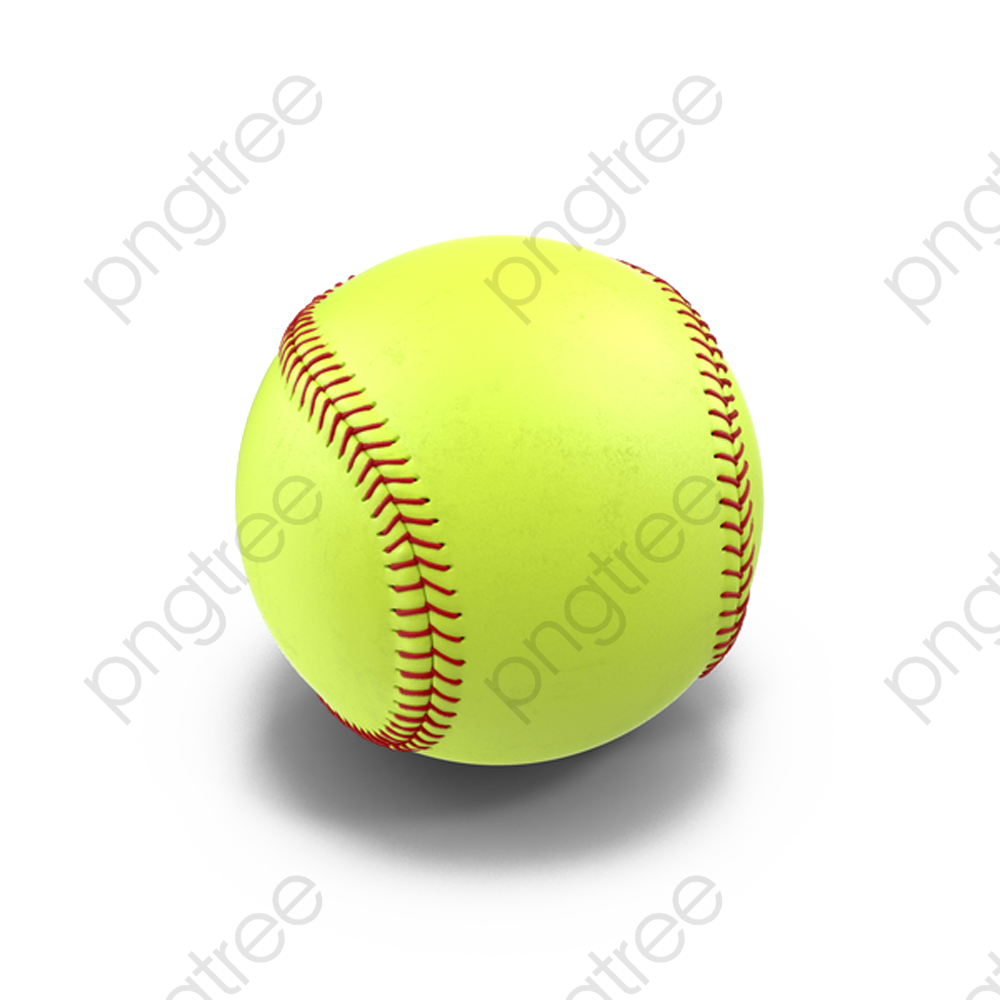 Slow png . Softball clipart bola