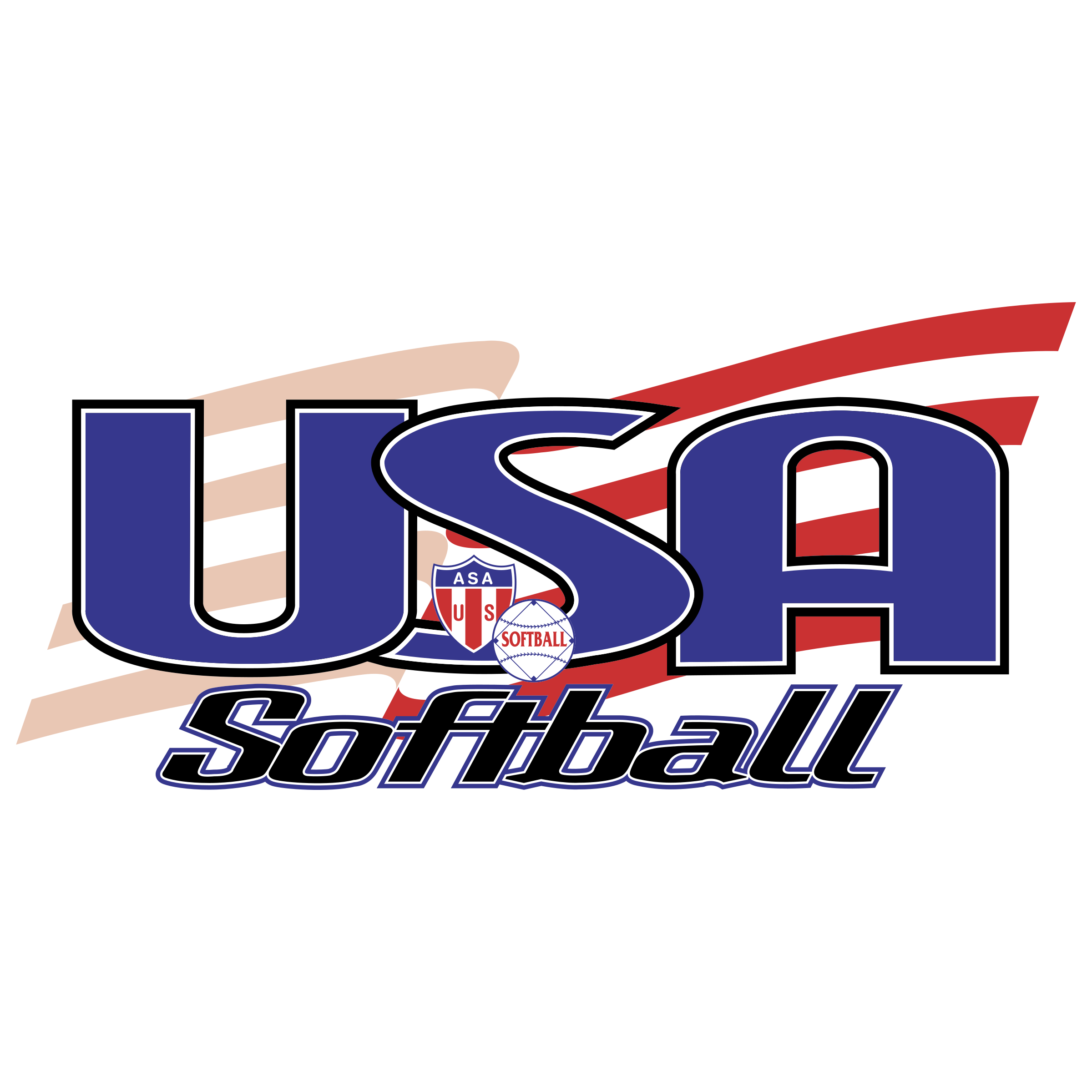 Softball clipart font. Usa logo png transparent