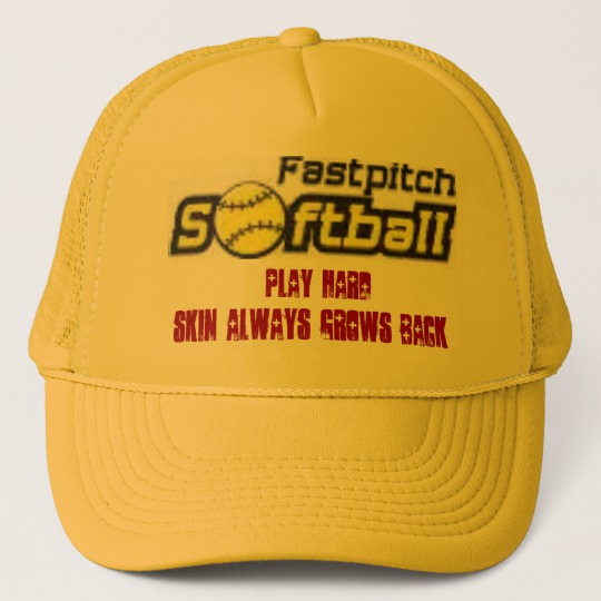Fastpitch small play hard. Softball clipart hat