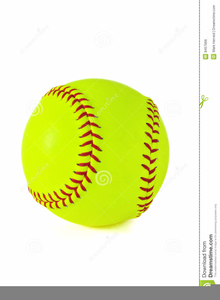softball clipart yellow
