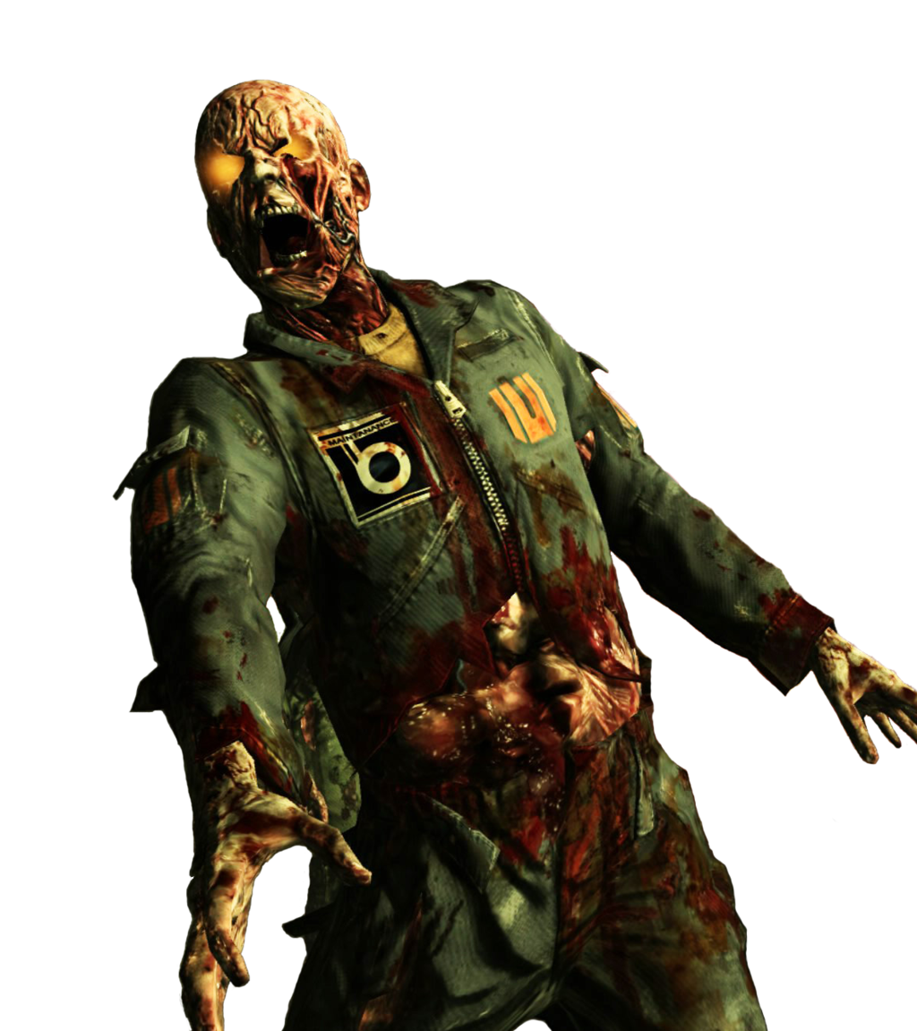 Call of duty render. Zombie clipart vector