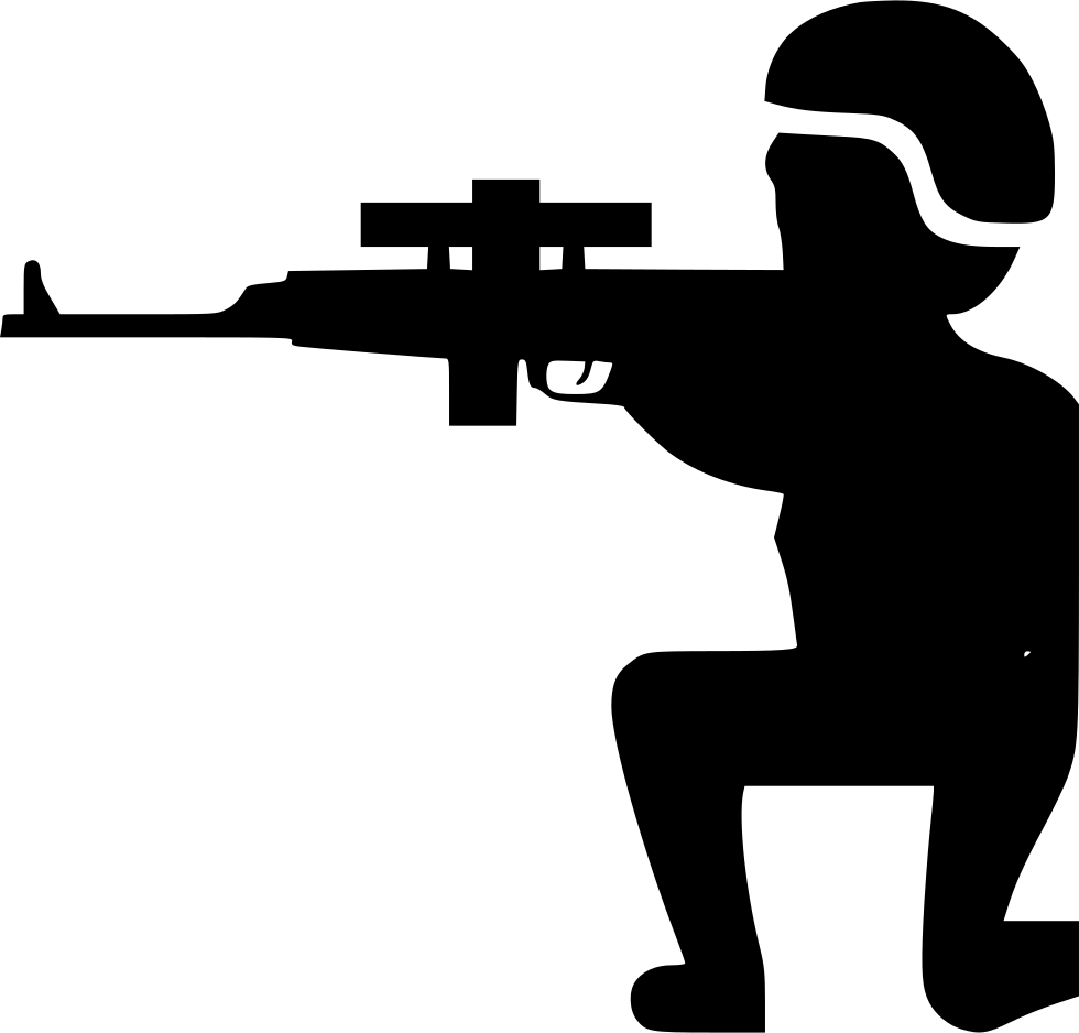 soldiers clipart sniper